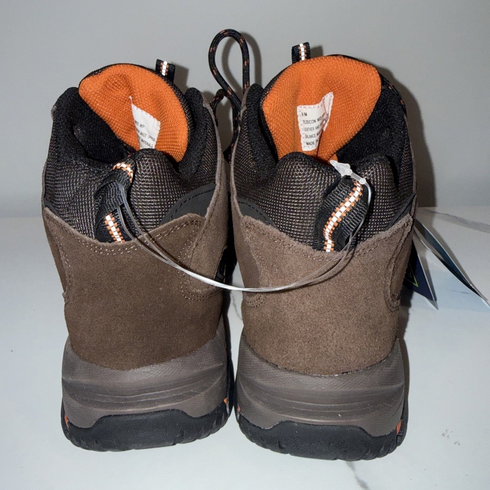 Nevados Mens Rubicon Mid Waterproof Hiking Boots Shoes 9M Brown Black‎ No Box - Picture 2 of 8